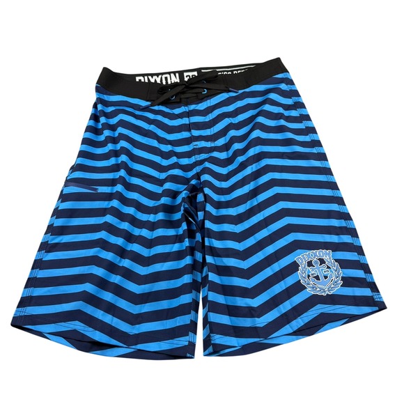 Dixxon Flannel Company Other - Dixxon Mens 30 The Swell Board Shorts Blue Striped Nautical Surf Swim Unlined